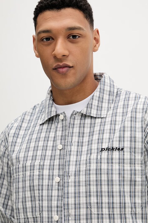 Бавовняна сорочка Dickies — SS26-KDM0K7, блакитний — фото 4