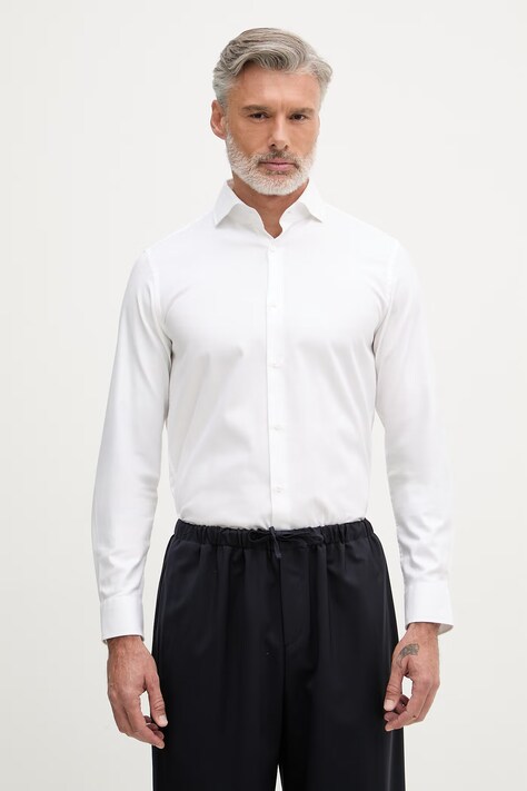 Joop! koszula męska biała gładka 30044604