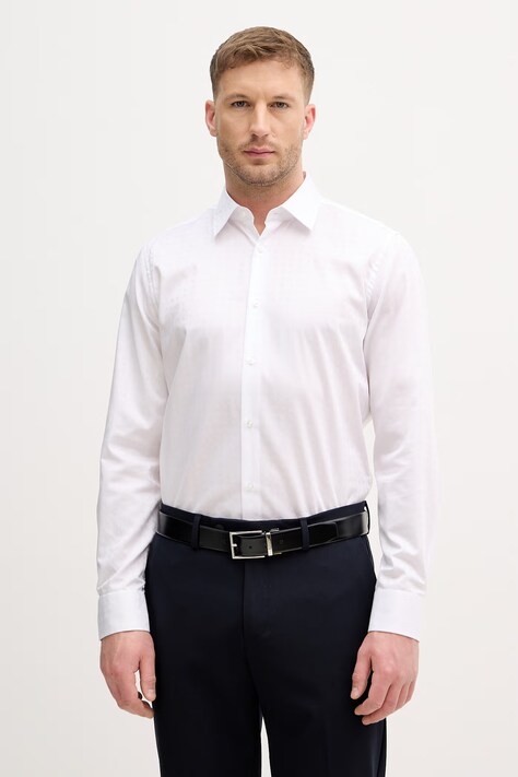 Joop! koszula męska bawełniana biała 30102685