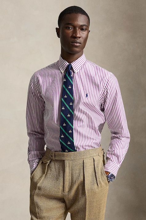 Polo Ralph Lauren WASHED BROADCLOTH-WVN-SHIRT сорочка бавовняна чоловіча біла 710B15595004