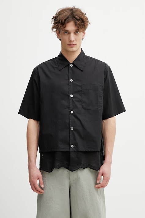 Our Legacy Every πουκάμισο Ανδρικό μαύρο απλό M2262EVB