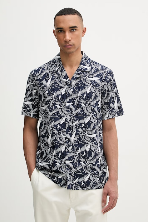 Michael Kors koszula męska granatowa CS6405QL1N