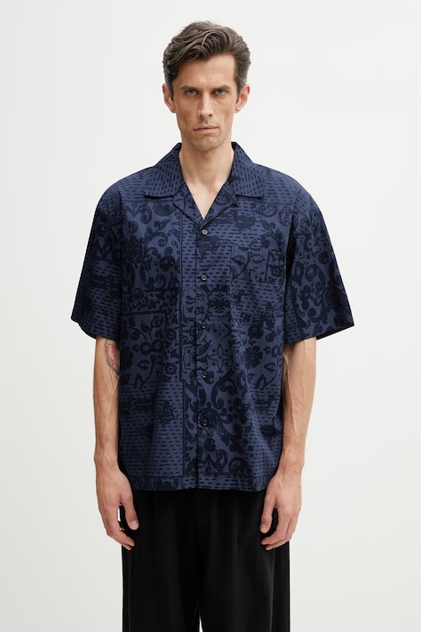 Carhartt WIP S/S Vestige Shirt koszula bawełniana męska niebieska I036213.3PVXX