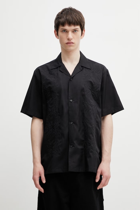 Carhartt WIP S/S Signet Shirt košile pánská černá hladká I036227.89XX