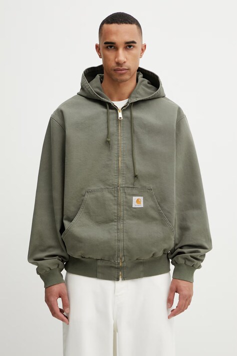 Carhartt WIP S/S Snake Camo Shirt krótka kurtka bawełniana męska zielona I036275.3QAGD