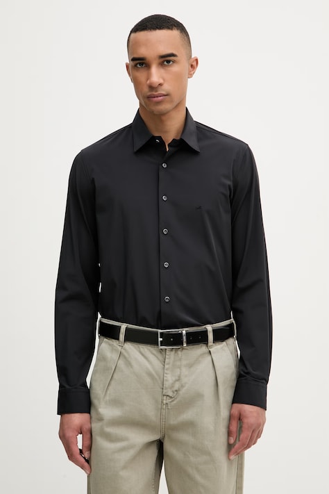 Michael Kors koszula męska czarna gładka MD0MD91399