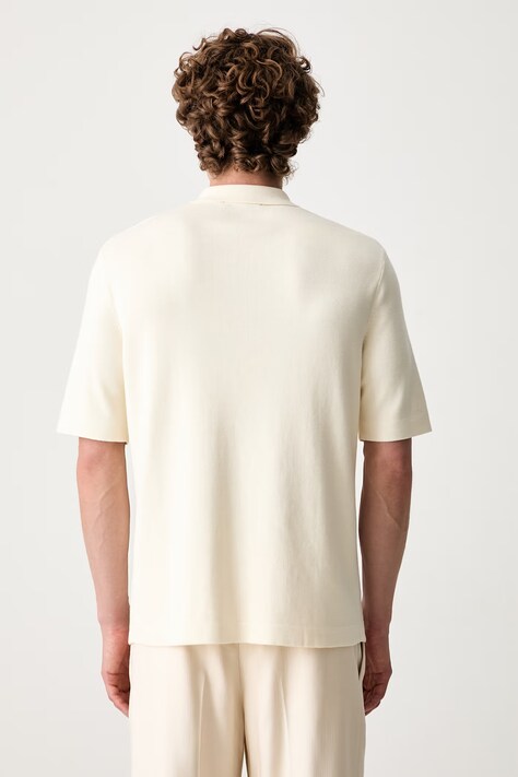 Fred Perry сорочка чоловіча бавовняна — SS26-KDM0TU, бежевий — фото 3