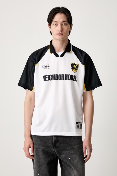 Neighborhood T-shirt męski biały 261FPNH.CSM14