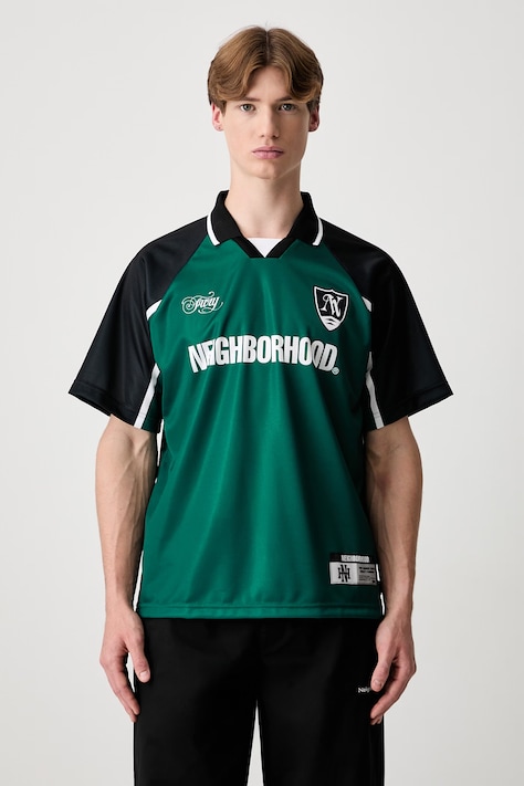 Neighborhood T-shirt męski zielony 261FPNH.CSM14