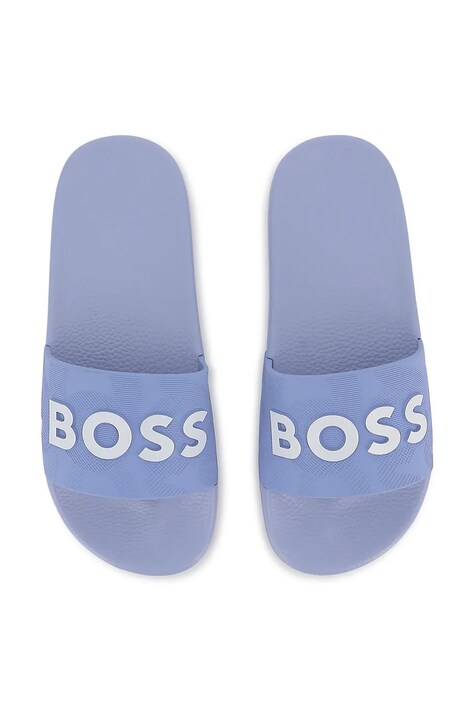 Дитячі шльопанці BOSS — SS26-KLB00H, фіолетовий — фото 4