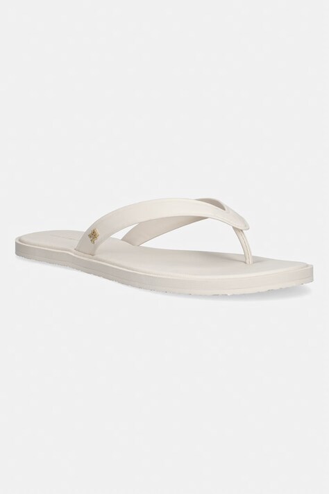 Tommy Hilfiger șlapi pentru femei TH SCANDI PREMIUM SUMMER SANDAL bej FW0FW09206