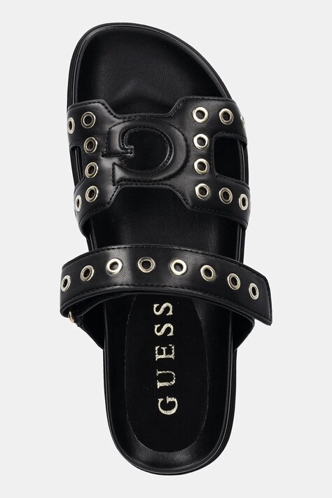 Шльопанці Guess FASHIE — SS26-KLD010, чорний — фото 4