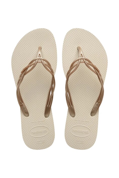 Natikači Havaianas FLASH SWEET ženski, bež barva, 4123225.4269