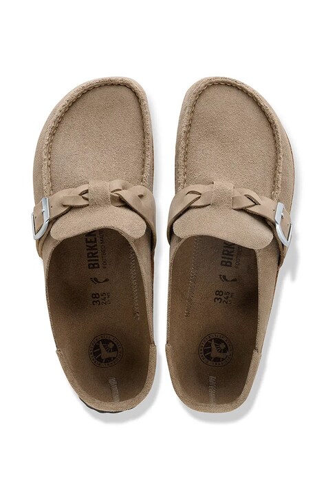 Birkenstock шльопанці мюлі жіночі замшеві Buckley — SS26-KLD04D, бежевий — фото 4