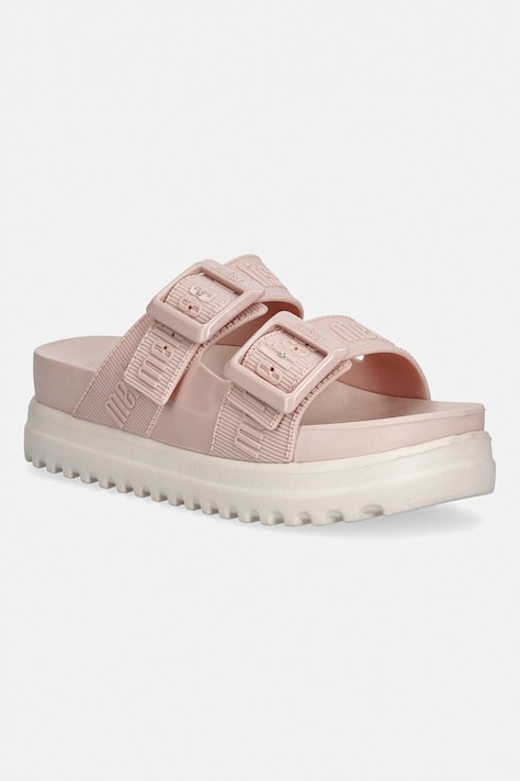Melissa klapki MELISSA COZY M LOVER PLATFORM AD damskie kolor różowy na platformie M 35977 BL939