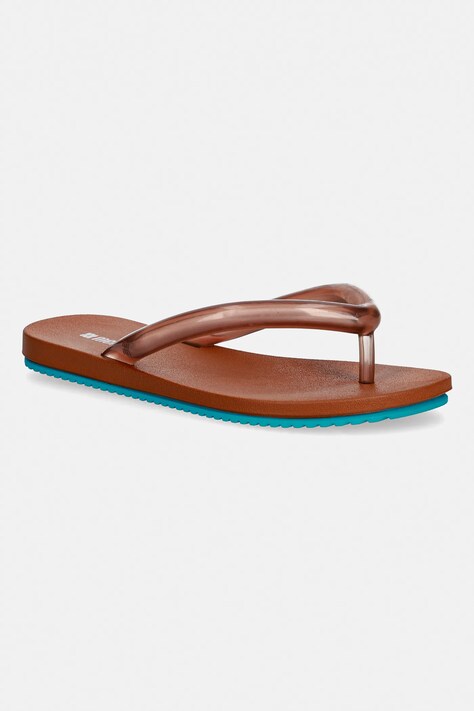 Σαγιονάρες Melissa MELISSA FLIP FLOP AIRFLOW AD χρώμα: καφέ, M 37942 BR478