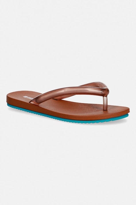 Σαγιονάρες Melissa MELISSA FLIP FLOP AIRFLOW AD χρώμα: καφέ, M 37942 BR478