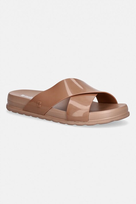 Melissa klapki MELISSA COZY SLIDE II AD damskie kolor brązowy M 38074 BU446