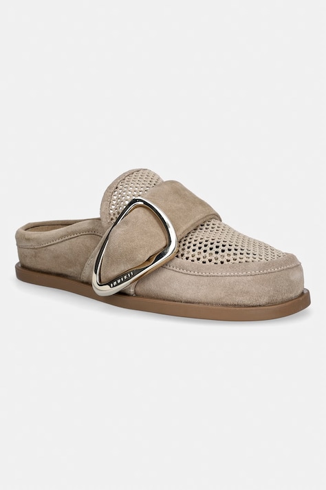 Inuikii klapki damskie Mule Patchwork beżowe 1014.003.0011.250