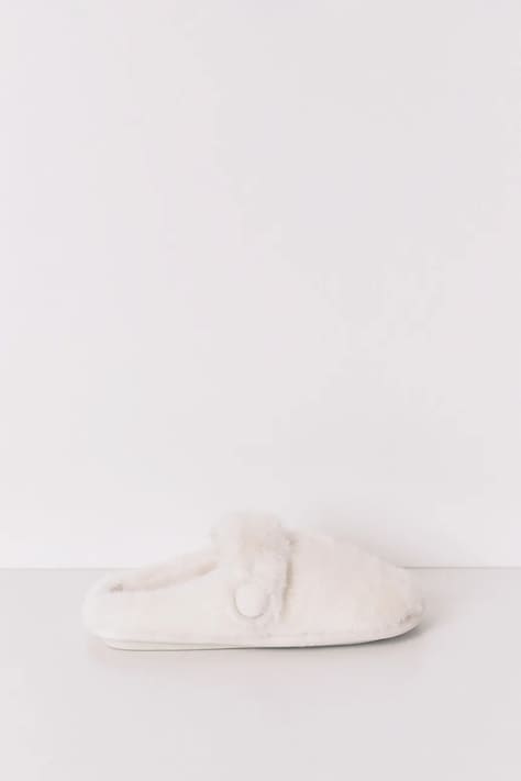 women'secret kapcie MB LP MANO SLPRS kolor beżowy 4993694