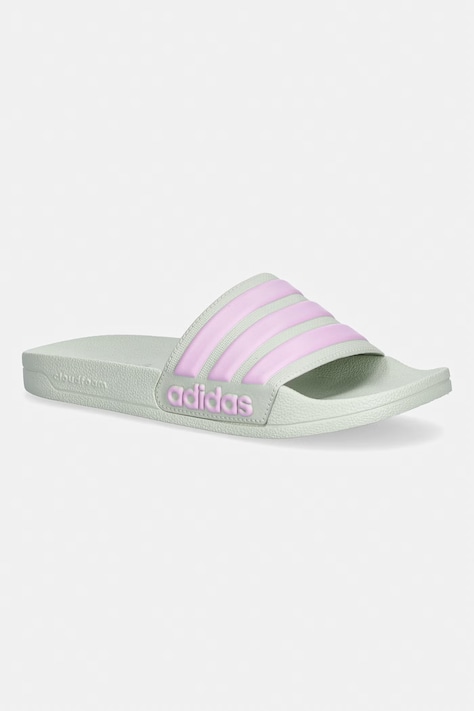 adidas klapki Adilette Shower damskie kolor zielony IH9027