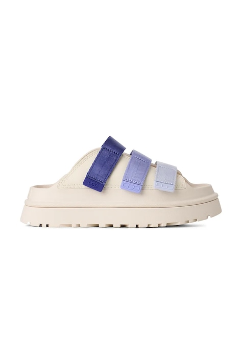 Παντόφλες UGG W Goldenglow Slide χρώμα: μπεζ, 1167430.BTTM