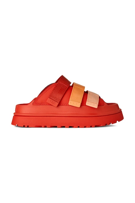 Παντόφλες UGG W Goldenglow Slide χρώμα: κόκκινο, 1167430.RDPP