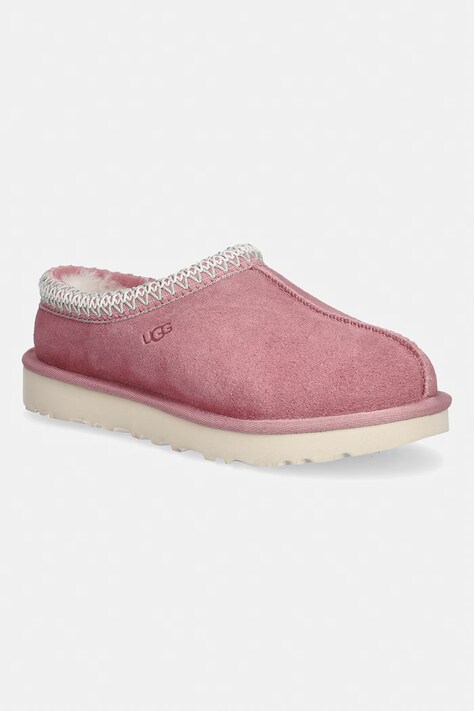 UGG kapcie zamszowe W Tasman II kolor różowy 1174470.HNPN