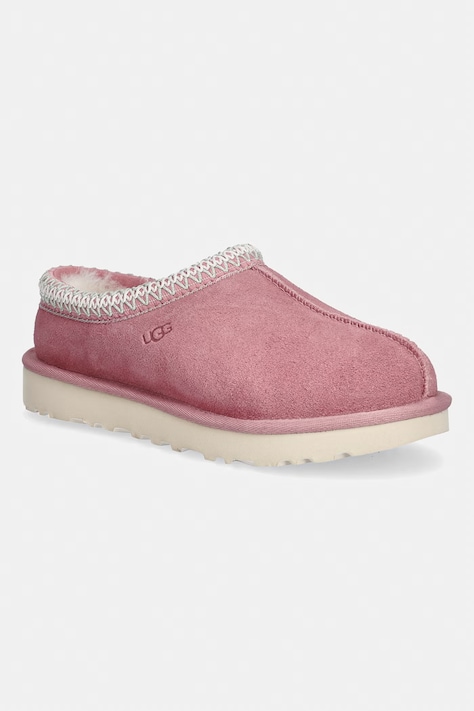 UGG kapcie zamszowe W Tasman II kolor różowy 1174470.HNPN