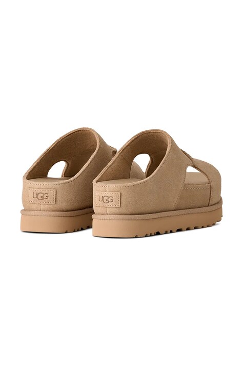 Замшеві шльопанці UGG W Goldenstar Hi Cutout Slide — фото 3