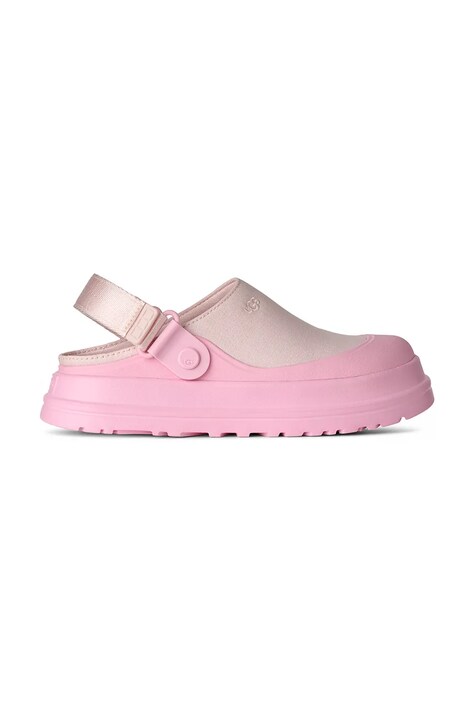UGG klapki W Goldenglow Canvas Clog damskie kolor różowy 1175295.PKD