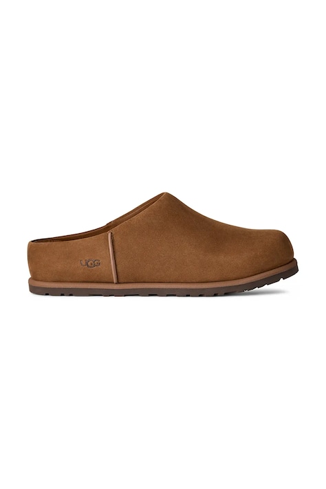 Nubuck παντόφλες UGG W Otzo Clog χρώμα: καφέ, 1181130.DKC