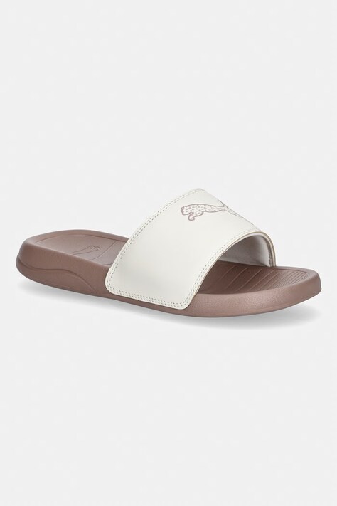 Puma klapki basenowe damskie Popcat 20 Topcat brązowe 404855