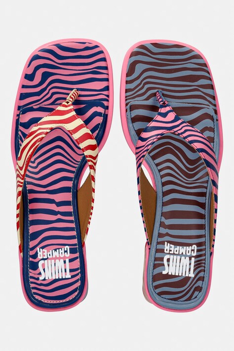 Camper σαγιονάρες δίχαλο Γυναικεία δερμάτινες TWS ροζ K201912-002