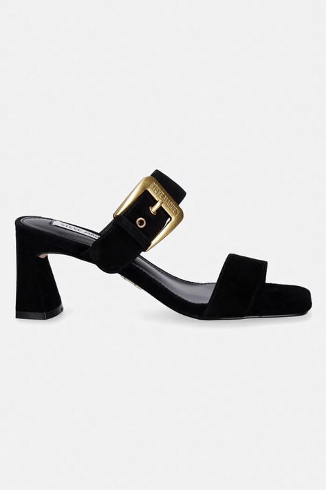 Замшеві шльопанці Steve Madden Toriann — SS26-KLD0ES, чорний — фото 2