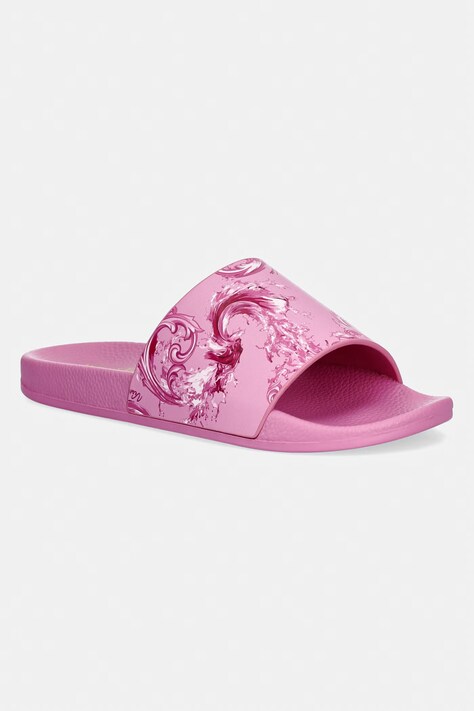 Versace Jeans Couture klapki damskie kolor różowy 80VA3SQ3 ZS365 499