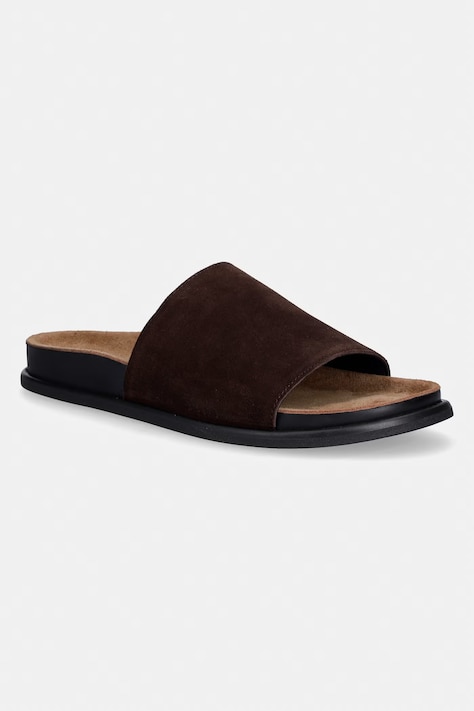 Vagabond Shoemakers klapki damskie zamszowe EFFIE brązowe 5922-440-31