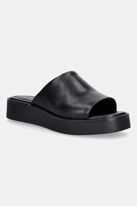 Vagabond Shoemakers natikače s platformom za žene od kože DANYA crne 6104-101-92