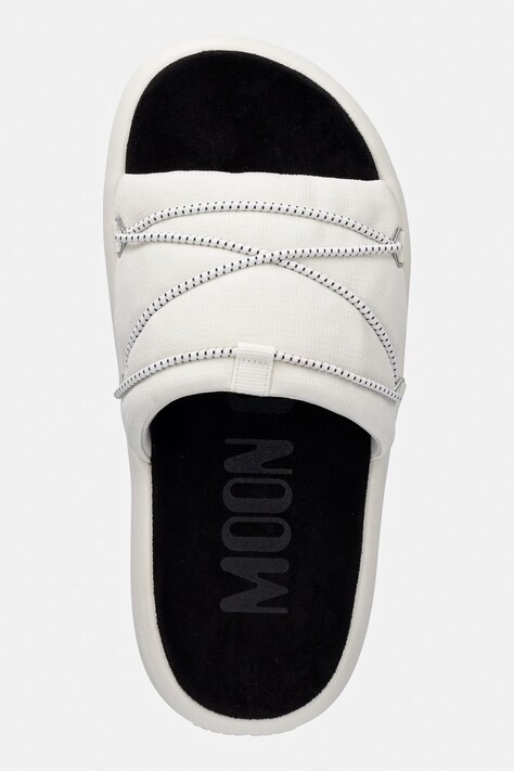 Moon Boot klapki MB ICON SLIDE damskie kolor beżowy 80D2420030-A001