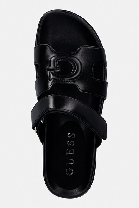 Guess жіночі на пласкому підборі FASHIEY — SS26-KLD0K3, чорний — фото 4