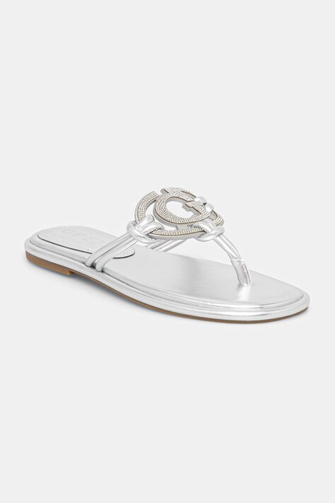 Guess šľapky dámske SAIMAS strieborné FLJSM2 SAT21