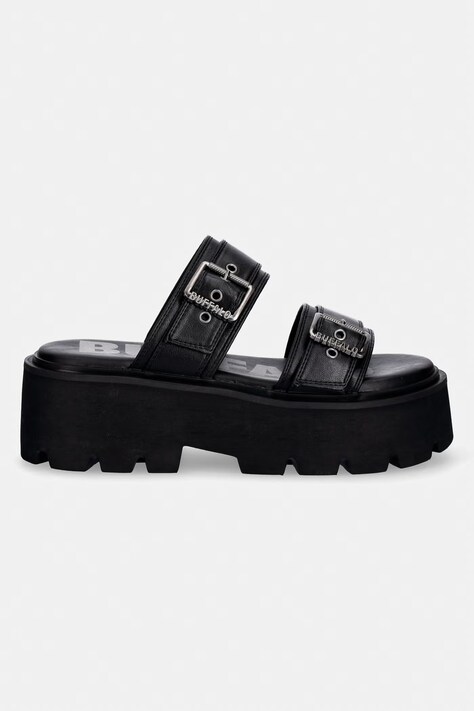 Buffalo шльопанці жіночі Brake Two Strap — SS26-KLD0MD, чорний — фото 2