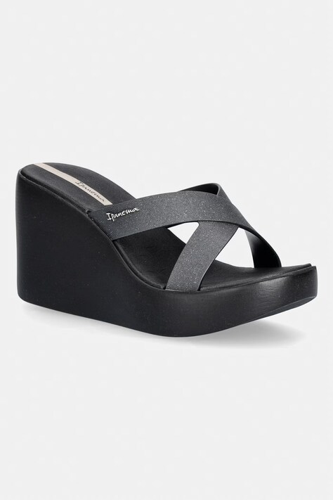 Ipanema klapki damskie HIGH FASHION czarne 83646-BQ589