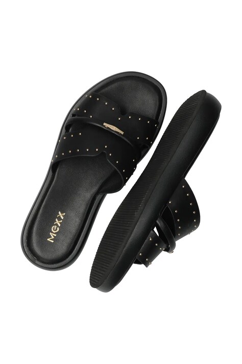 Mexx klapki na platformie damskie LOTUS II PACHA Sandal czarne MI001601961W