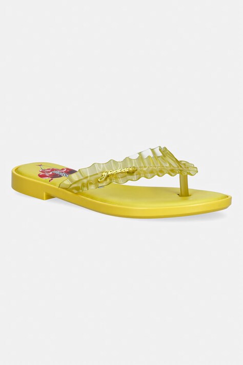 Melissa japonki damskie FLIP FLOP SLIM + GANNI AD żółte M38156