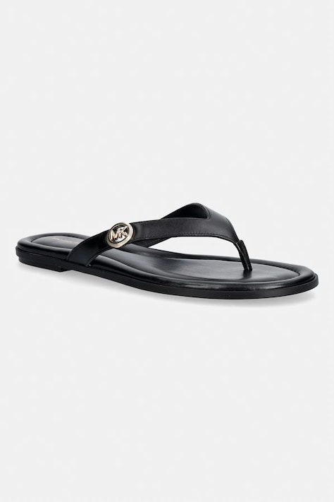 MICHAEL Michael Kors žabky dámske kožené Erin Thong Sandal čierne 40S6ERFS1L.001