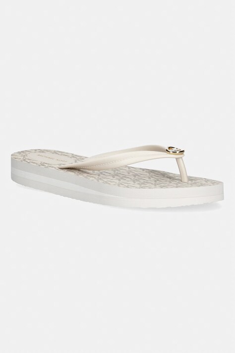 MICHAEL Michael Kors japonki damskie Posie Flip Flop beżowe 40S6PSFA2Q.150