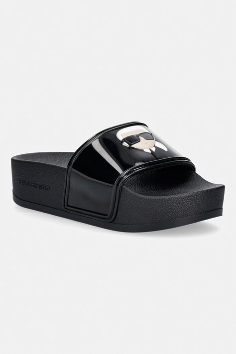 Karl Lagerfeld női papucs Kondo Maxi Ii fekete KL80805C
