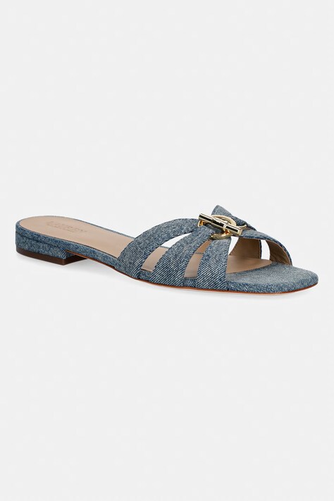 Lauren Ralph Lauren klapki damskie Blaike Slide niebieskie 802P10545001