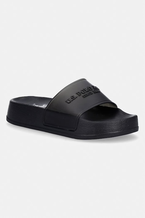 U.S. Polo Assn. natikače s platformom za žene AMAMI009C crne AMAMI009W/6G4